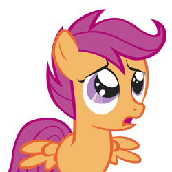 Size: 5000x5000 | Tagged: safe, artist:flipsideequis, derpibooru import, scootaloo, absurd resolution, simple background, solo, transparent background, vector