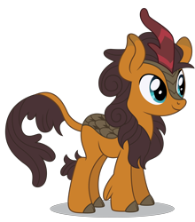 Size: 5000x5686 | Tagged: safe, artist:dragonchaser123, derpibooru import, pumpkin smoke, kirin, sounds of silence, .ai available, absurd resolution, background kirin, cloven hooves, male, simple background, solo, transparent background, vector