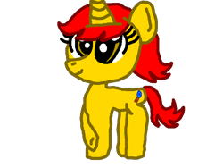 Size: 800x600 | Tagged: safe, artist:nightshadowmlp, derpibooru import, oc, oc only, oc:game point, pony, unicorn, paint.net, simple background, smiling, solo, transparent background