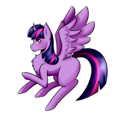 Size: 1993x1901 | Tagged: safe, artist:mocaangel, derpibooru import, twilight sparkle, twilight sparkle (alicorn), alicorn, pony, :o, blushing, chest fluff, cute, female, leg fluff, looking up, mare, missing cutie mark, open mouth, raised hoof, simple background, solo, spread wings, transparent background, wings