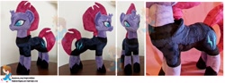 Size: 2632x982 | Tagged: safe, artist:princeofrage, derpibooru import, fizzlepop berrytwist, tempest shadow, irl, photo, plushie, solo