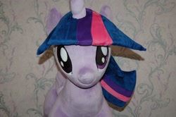 Size: 2400x1596 | Tagged: safe, artist:lanacraft, derpibooru import, twilight sparkle, twilight sparkle (alicorn), alicorn, bust, irl, photo, plushie