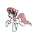 Size: 400x400 | Tagged: safe, artist:jessy, derpibooru import, oc, oc:palette swap, earth pony, pony, female, looking at you, mare, simple background, solo, tongue out, white background