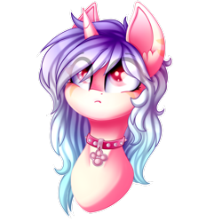 Size: 2449x2449 | Tagged: safe, artist:sodapopfairypony, derpibooru import, oc, pony, unicorn, bust, female, mare, portrait, simple background, solo, transparent background