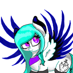 Size: 500x500 | Tagged: safe, artist:soundstrike, artist:timeatriy-time-lives, derpibooru import, oc, oc:timey, pony, amputee, artificial wings, augmented, cute, profile, prosthetic leg, prosthetic limb, prosthetics, simple background, solo, time, transparent background