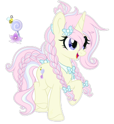 Size: 2484x2697 | Tagged: safe, artist:lazuli, artist:xxmelody-scribblexx, pony, unicorn, base used, female, magical lesbian spawn, mare, offspring, parent:fluttershy, parent:sugarcoat, simple background, solo, transparent background