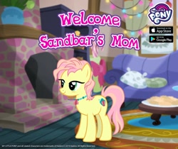 Size: 940x788 | Tagged: safe, derpibooru import, high tide (g4), pony, the hearth's warming club, gameloft