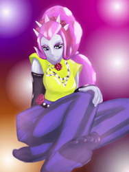 Size: 768x1024 | Tagged: safe, artist:mokuyounoma, derpibooru import, violet blurr, equestria girls, clothes, female