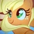 Size: 1080x1080 | Tagged: safe, artist:nicoletta baldari, derpibooru import, idw, applejack, earth pony, pony, spoiler:comic81, female, mare, questionable source, smiling, solo, wip