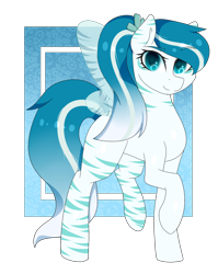 Size: 1720x2160 | Tagged: safe, artist:thecreativerey, derpibooru import, oc, oc only, pony, butterfly wings, commission, female, mare, raised hoof, simple background, smiling, solo, transparent background