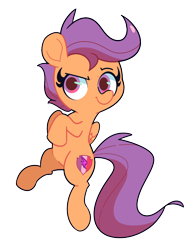 Size: 1000x1300 | Tagged: safe, artist:turtlefarminguy, derpibooru import, scootaloo, pegasus, pony, cute, cutealoo, cutie mark, female, filly, rearing, simple background, the cmc's cutie marks, transparent background