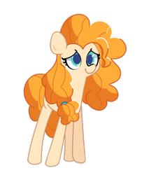 Size: 1280x1575 | Tagged: safe, artist:turtlefarminguy, derpibooru import, pear butter, earth pony, pony, cute, female, mare, pearabetes, simple background, smiling, solo, transparent background