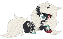 Size: 1280x795 | Tagged: safe, artist:magicdarkart, oc, alicorn, pony, alicorn oc, deviantart watermark, female, heterochromia, mare, obtrusive watermark, simple background, solo, transparent background, watermark