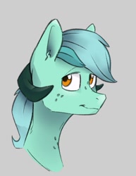 Size: 827x1071 | Tagged: safe, artist:quadrog, oc, oc only, oc:negasun, earth pony, pony, bust, earth pony oc, horn, solo