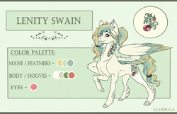 Size: 2972x1916 | Tagged: safe, artist:marbola, oc, oc only, oc:lenity swain, pegasus, pony, male, parent:rainbow dash, parent:soarin', solo, stallion, trap