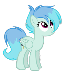 Size: 951x1129 | Tagged: safe, artist:nightmarye, derpibooru import, oc, oc:loud storm, pegasus, pony, female, magical lesbian spawn, mare, offspring, parent:fleetfoot, parent:vinyl scratch, simple background, solo, transparent background