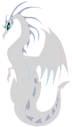 Size: 2000x3517 | Tagged: safe, artist:morion87, dragon, fusion, simple background, solo, white background