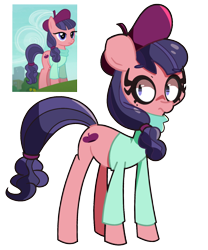 Size: 1280x1536 | Tagged: safe, artist:turtlefarminguy, derpibooru import, raspberry beret, earth pony, pony, background pony, clothes, female, mare, simple background, solo, transparent background