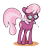 Size: 1280x1280 | Tagged: safe, artist:turtlefarminguy, derpibooru import, cheerilee, earth pony, pony, cheeribetes, cute, female, mare, mouth hold, simple background, smiling, solo, transparent background