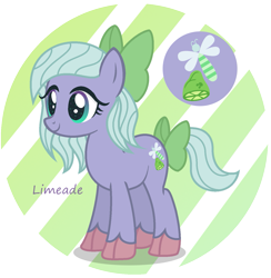 Size: 1447x1484 | Tagged: safe, artist:razorbladetheunicron, flitter, limestone pie, oc, oc only, earth pony, pony, alternate universe, base used, bow, cloven hooves, cutie mark, female, fusion, hair bow, lateverse, mare, simple background, solo, tail bow, transparent background, unshorn fetlocks