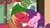 Size: 1280x720 | Tagged: safe, derpibooru import, screencap, big macintosh, sugar belle, earth pony, pony, unicorn, best gift ever, eyes closed, female, forehead kiss, hat, kissing, male, mare, mistletoe, shipping, stallion, straight, sugarmac