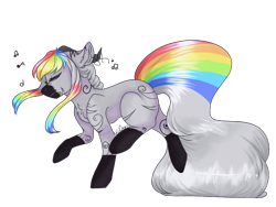 Size: 1024x768 | Tagged: safe, artist:akiiichaos, derpibooru import, oc, oc:rainbow doodlez, earth pony, pony, female, mare, simple background, solo, transparent background