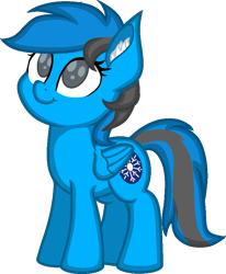 Size: 708x858 | Tagged: safe, artist:zeka10000, oc, oc only, oc:neptune lightning, pony, blank flank, cheek fluff, cheeks, cute, ear fluff, female, filly, looking up, no pupils, ocbetes, request, requested art, simple background, smiling, solo, transparent background