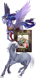 Size: 542x1118 | Tagged: safe, artist:sitaart, derpibooru import, earth pony, horse, pegasus, pony, advertisement, dungeons and dragons, duo, pen and paper rpg, ponyfinder, rpg