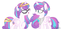 Size: 1280x617 | Tagged: safe, artist:ipandacakes, derpibooru import, princess flurry heart, base used, glasses, nerd, nerdy heart, older, older flurry heart, self paradox, self ponidox, simple background, transparent background