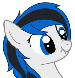 Size: 838x863 | Tagged: safe, artist:rivet97, derpibooru import, oc, oc:rivet svechkar, pony, bust, female, mare, portrait, scrunchy face, simple background, solo, transparent background