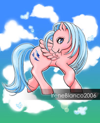 Size: 444x544 | Tagged: safe, artist:whitenenufar, derpibooru import, firefly, pegasus, pony, g1, solo