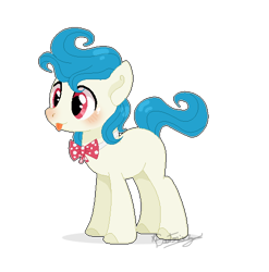 Size: 504x510 | Tagged: safe, artist:6-fingers-lover, derpibooru import, oc, oc only, oc:party popper, pony, base used, blank flank, male, offspring, parent:fluttershy, parent:party favor, parents:partyshy, simple background, solo, stallion, tongue out, transparent background