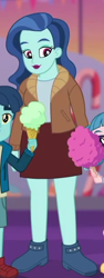 Size: 230x611 | Tagged: safe, derpibooru import, screencap, henry handle, manestrum, technicolor waves, better together, equestria girls, rollercoaster of friendship, background human, blue beauty, cropped, offscreen character