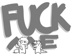 Size: 1007x764 | Tagged: safe, artist:whatsapokemon, oc, oc only, oc:kokabiel, oc:whatsapony, pony, vampony, grayscale, male, meme, monochrome, shitposting, stallion, vulgar