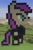 Size: 553x841 | Tagged: safe, artist:theanimefanz, derpibooru import, maud pie, goth, gothic, minecraft, minecraft pixel art, pixel art