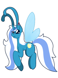 Size: 768x1024 | Tagged: safe, artist:racheldragon21, oc, oc:fleurbelle, alicorn, breezie, alicorn oc, breeziefied, female, mare, species swap