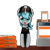 Size: 1000x1000 | Tagged: safe, artist:twilite-sparkleplz, derpibooru import, oc, oc only, oc:rym, cash register, clothes, cute, food, hat, little caesars, pizza, simple background, solo, transparent background, uniform