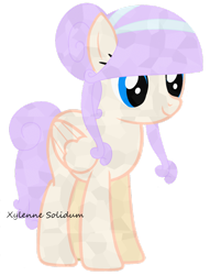 Size: 1024x1340 | Tagged: safe, artist:xylenneisnotamazing, derpibooru import, oc, oc only, oc:phantasia, crystal pony, pegasus, pony, crystallized, female, mare, simple background, solo, transparent background