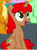 Size: 228x312 | Tagged: safe, derpibooru import, screencap, cherry spices, pony, unicorn, the washouts (episode), background pony, cropped, female, mare, open mouth, sitting, solo focus