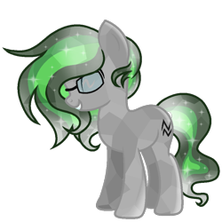 Size: 1200x1200 | Tagged: safe, artist:ponkus, derpibooru import, oc, oc:jackorace, crystal pony, earth pony, pony, cute, eyes closed, feminine stallion, glasses, male, open mouth, simple background, smiling, solo, stallion, transparent background