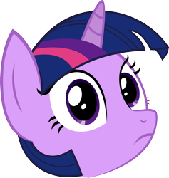 Size: 1898x2000 | Tagged: artist needed, safe, twilight sparkle, pony, emote, simple background, solo, transparent background, vector