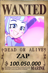 Size: 761x1147 | Tagged: safe, supernova zap, equestria girls, equestria girls series, sunset's backstage pass!, spoiler:eqg series (season 2), one piece, wanted poster