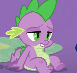 Size: 758x720 | Tagged: safe, derpibooru import, screencap, spike, dragon, best gift ever, claws, cropped, male, solo, tail, toes, underfoot, winged spike