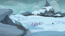 Size: 2400x1348 | Tagged: safe, screencap, spike, crystal pony, dragon, pony, the times they are a changeling, armor, crystal guard, crystal guard armor, frozen north, helmet, male, snow, stallion