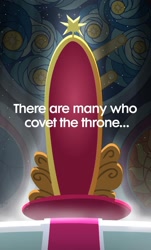 Size: 1080x1787 | Tagged: safe, part of a series, part of a set, canterlot, game of thrones, no pony, s9 throne series, throne, throne room