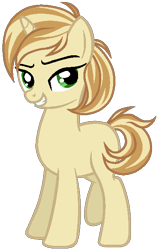 Size: 385x606 | Tagged: safe, artist:otakuchicky1, derpibooru import, oc, pony, unicorn, female, mare, offspring, parent:feather bangs, parent:sweet biscuit, simple background, solo, transparent background