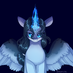 Size: 2000x2000 | Tagged: safe, artist:neonishe, oc, oc only, alicorn, pony, alicorn oc, solo