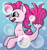 Size: 495x529 | Tagged: safe, artist:jellyys, derpibooru import, pinkie pie, earth pony, pony, seapony (g4), bubble, ocean, seaponified, seapony pinkie pie, smiling, species swap, underwater, water