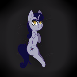 Size: 2000x2000 | Tagged: safe, artist:lazerblues, derpibooru import, moonlight raven, pony, unicorn, bed, female, mare, solo