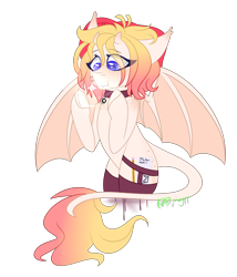 Size: 3000x3500 | Tagged: safe, artist:redheartponiesfan, oc, oc:destiny (shinningblossom12), bat pony, pony, vampony, clothes, female, mare, simple background, socks, solo, transparent background